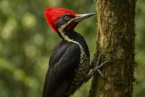 Image of a Lineated Woodpecker in its natural habitat