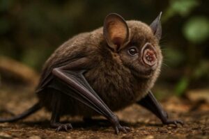Image of a Maduran Roundleaf Bat in its natural habitat