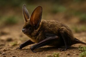 Image of a Moche Big-eared Brown Bat in its natural habitat