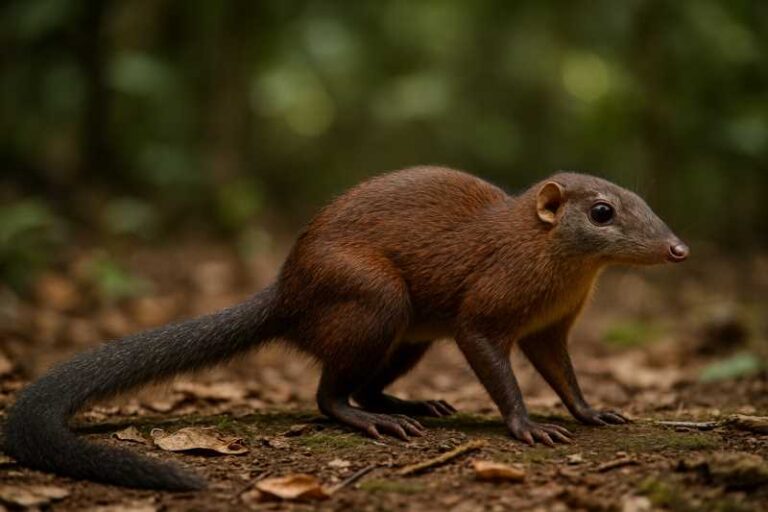 Image of a Nicobar Treeshrew in its natural habitat