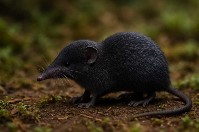 Image of a Nilgiri Highland Shrew in its natural habitat