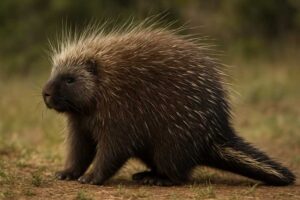 Image of a North American Porcupine in its natural habitat