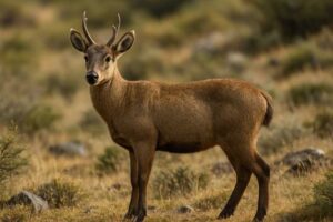 Image of a Northern Huemul in its natural habitat