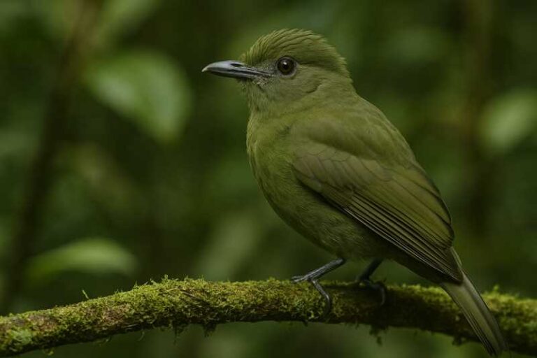 Image of a Olivaceous Piha in its natural habitat