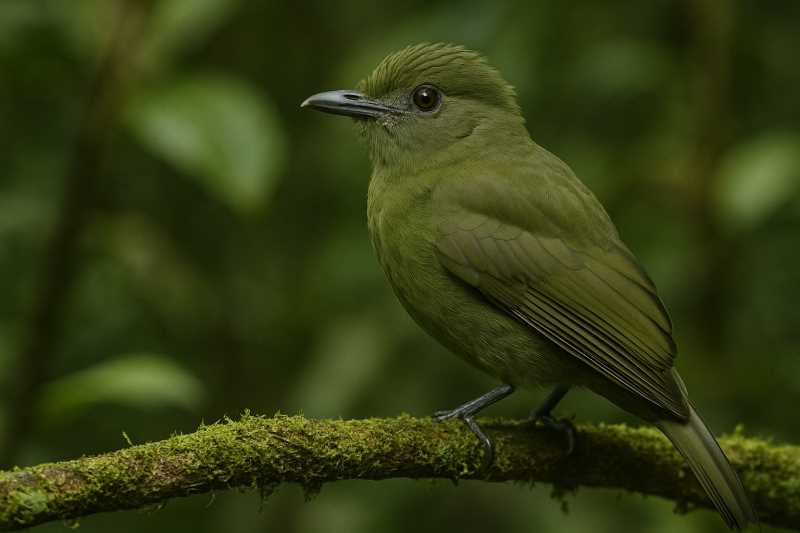 Image of a Olivaceous Piha in its natural habitat