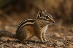 Image of a Panamint Chipmunk in its natural habitat