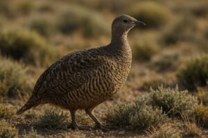 Image of a Patagonian Tinamou in its natural habitat