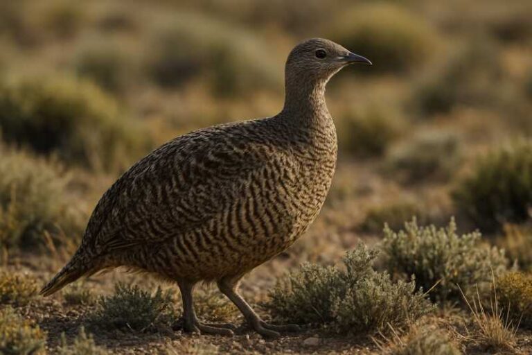 Image of a Patagonian Tinamou in its natural habitat