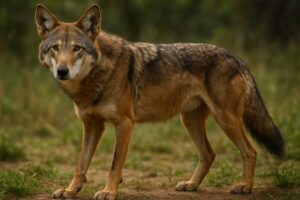 Image of a Red Wolf in its natural habitat