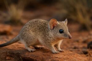 Image of a Sandstone Pseudantechinus in its natural habitat