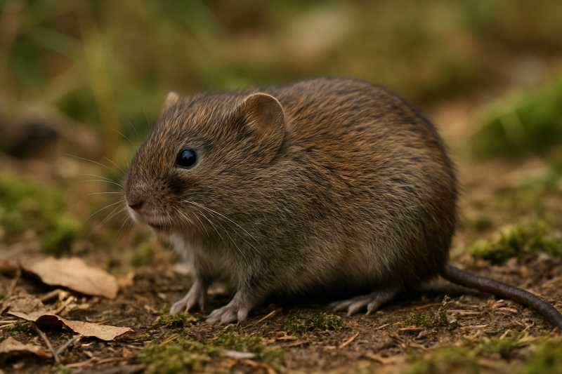 Image of a Schelkovnikov's Pine Vole in its natural habitat
