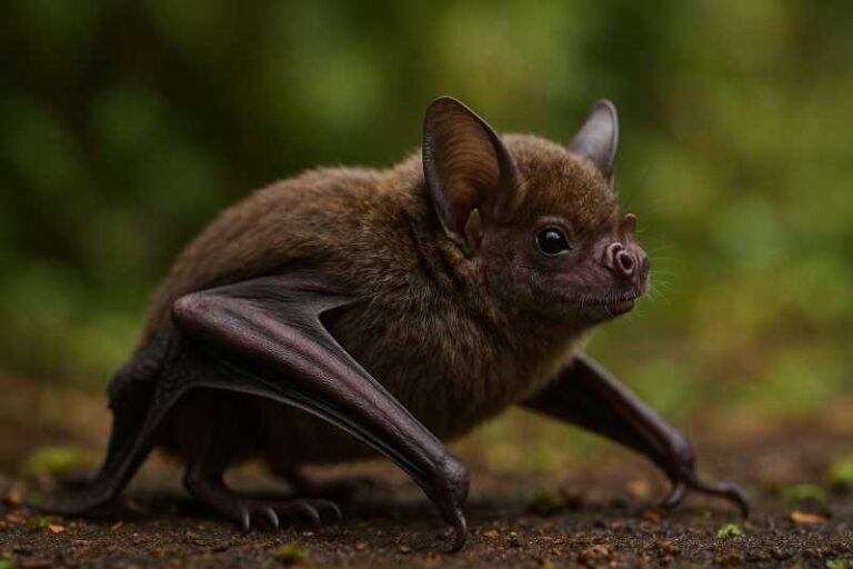 Image of a Seba's Short-tailed Bat in its natural habitat
