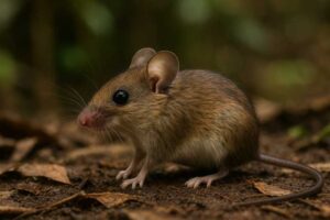 Image of a Sierra Madre Forest Mouse in its natural habitat
