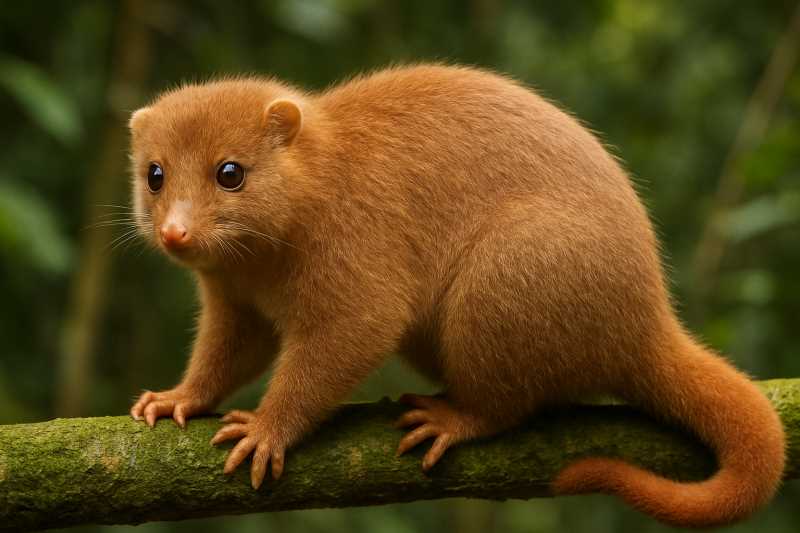 Image of a Silky Cuscus in its natural habitat