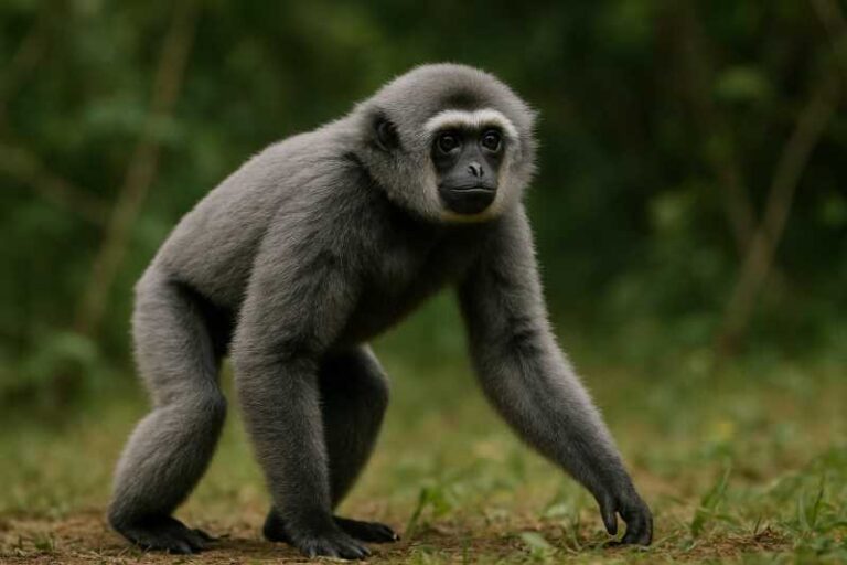 Image of a Southern Gray Gibbon in its natural habitat