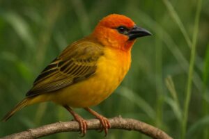Image of a Taveta Weaver in its natural habitat
