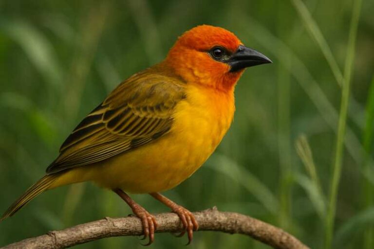 Image of a Taveta Weaver in its natural habitat