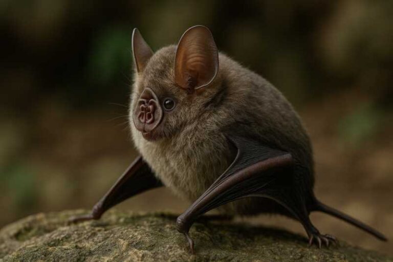 Image of a Thailand Roundleaf Bat in its natural habitat
