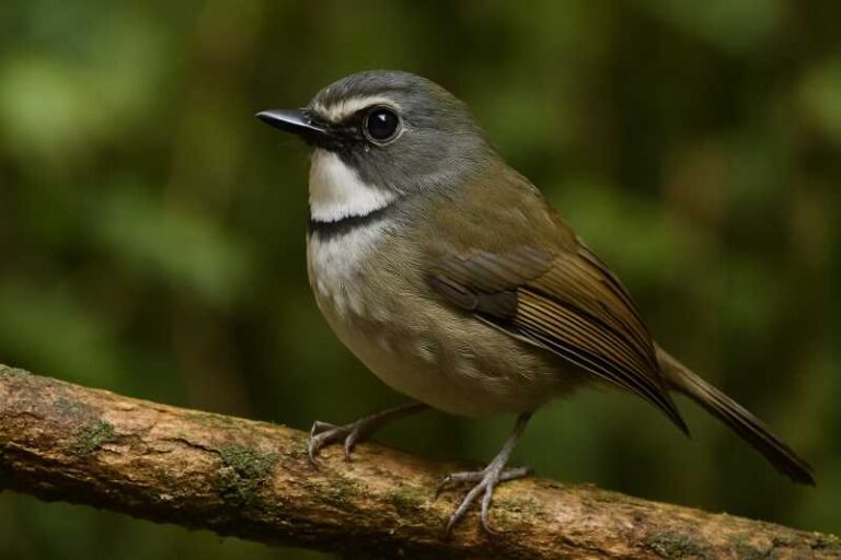 Image of a White-gorgeted Flycatcher in its natural habitat