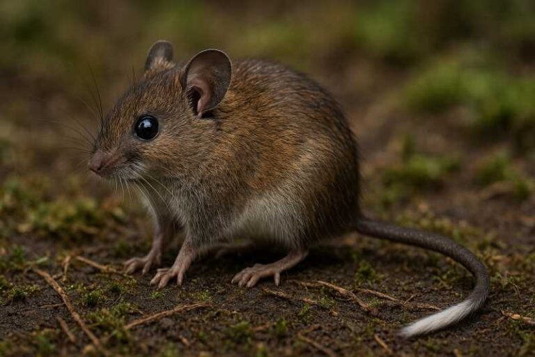 Image of a White-tipped Oldfield Mouse in its natural habitat