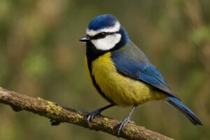 Image of a African Blue Tit in its natural habitat
