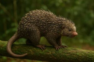 Image of a Bahian Hairy Dwarf Porcupine in its natural habitat