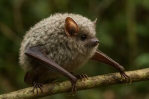 Image of a Bismarck Woolly Bat in its natural habitat