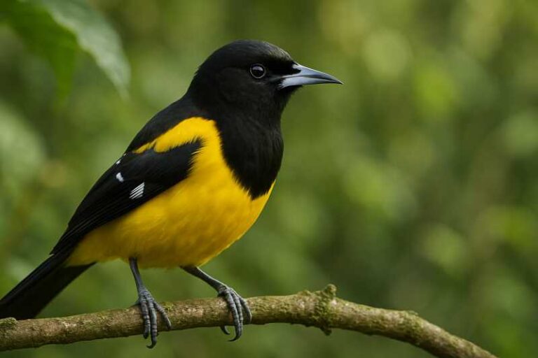 Image of a Black-cowled Oriole in its natural habitat