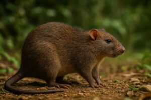 Image of a Buka Island Giant Rat in its natural habitat