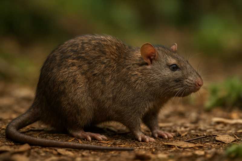 Image of a Bulldog Rat in its natural habitat