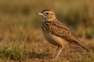Image of a Burmese Bush Lark in its natural habitat