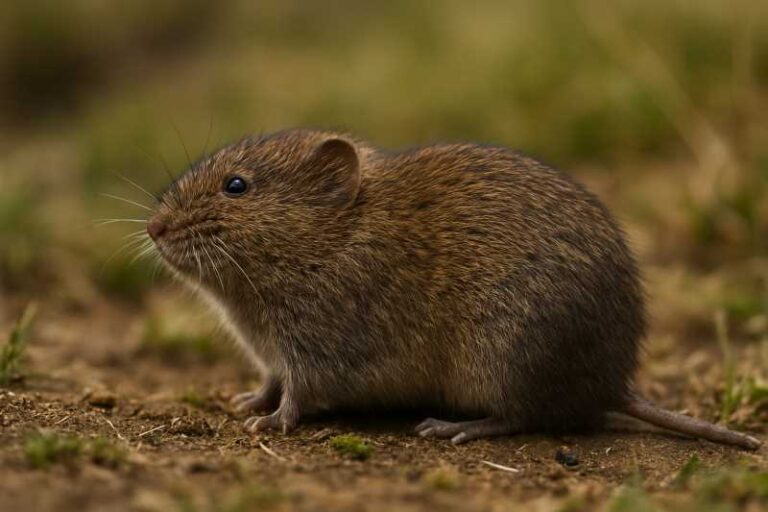 Image of a Burrowing Vole in its natural habitat