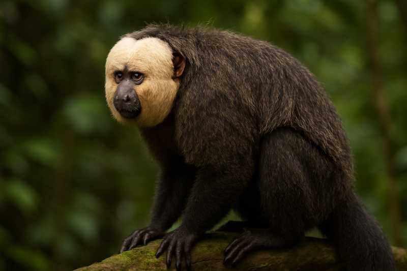 Image of a Cazuza's Saki in its natural habitat