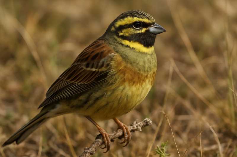 Image of a Cirl Bunting in its natural habitat