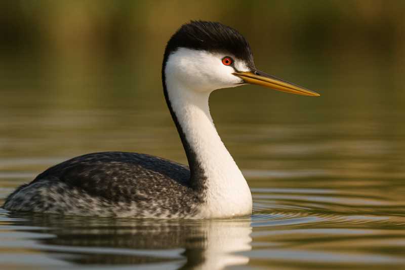Image of a Clark's Grebe in its natural habitat