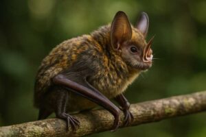 Image of a Diadem Roundleaf Bat in its natural habitat