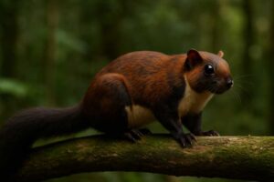 Image of a Formosan Giant Flying Squirrel in its natural habitat