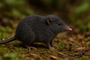 Image of a German's One-toothed Moss Mouse in its natural habitat
