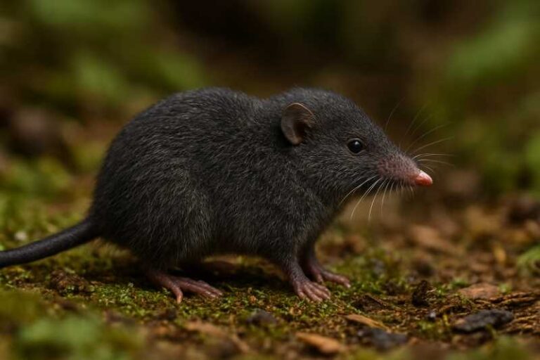 Image of a German's One-toothed Moss Mouse in its natural habitat