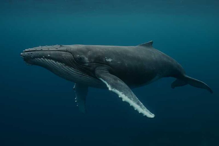 Image of a Humpback Whale in its natural habitat