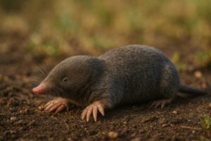 Image of a Iberian Mole in its natural habitat