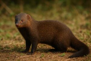 Image of a Indian Brown Mongoose in its natural habitat