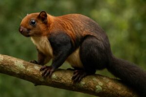 Image of a Indochinese Giant Flying Squirrel in its natural habitat