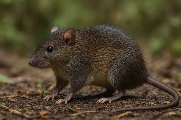 Image of a Indochinese Mountain Spiny Rat in its natural habitat