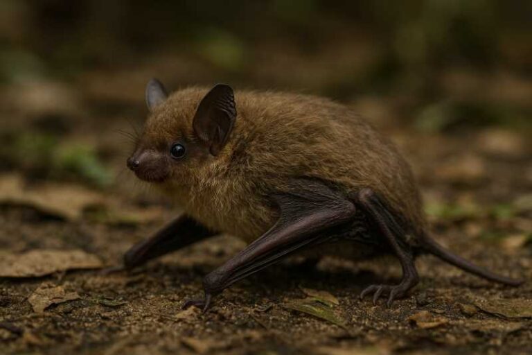 Image of a Indochinese Whiskered Myotis in its natural habitat