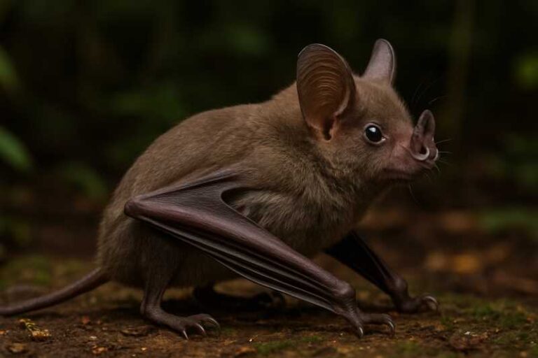 Image of a Jamaican Round-eared Bat in its natural habitat
