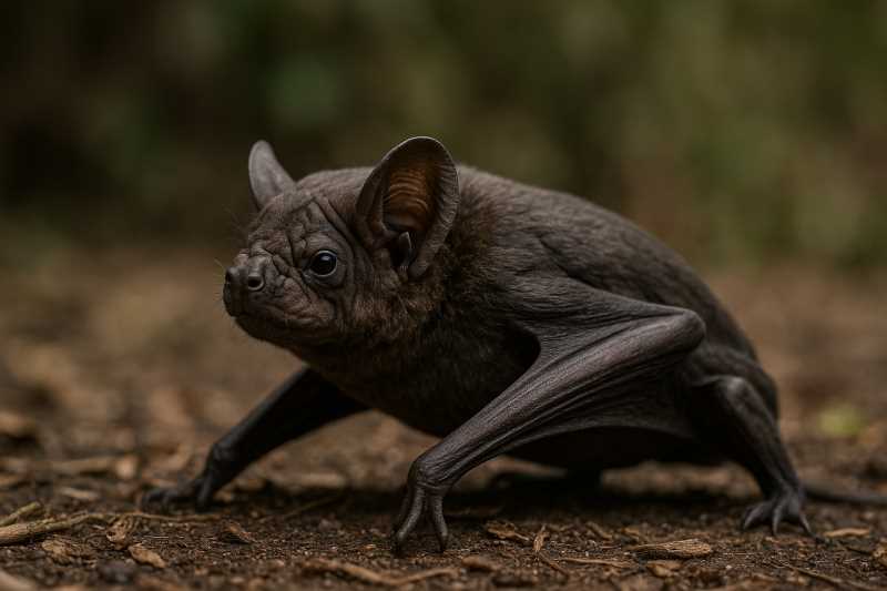 Image of a Johnstone's Giant Mastiff Bat in its natural habitat