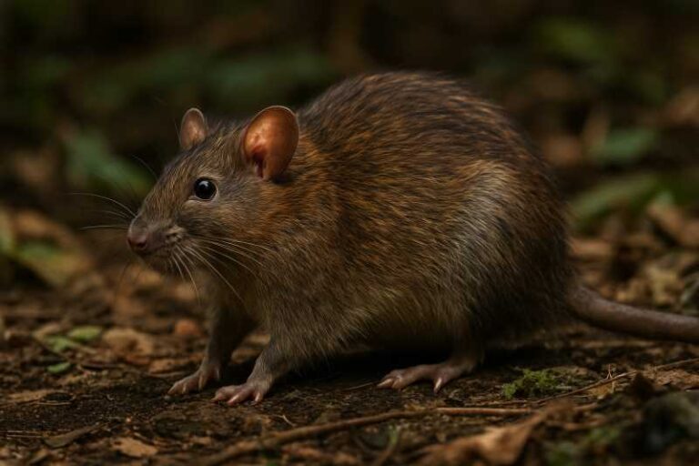Image of a Koopman's Peleng Island Rat in its natural habitat