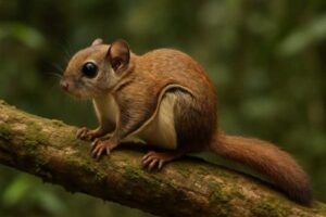 Image of a Lesser Pygmy Flying Squirrel in its natural habitat