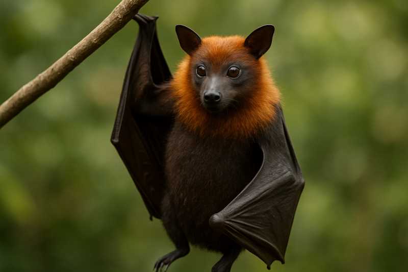 Image of a Lyle's Flying Fox in its natural habitat